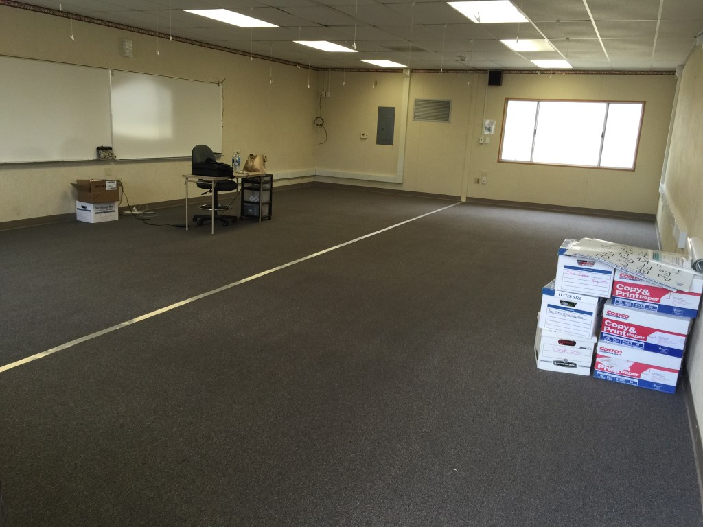 A bit more moving in...