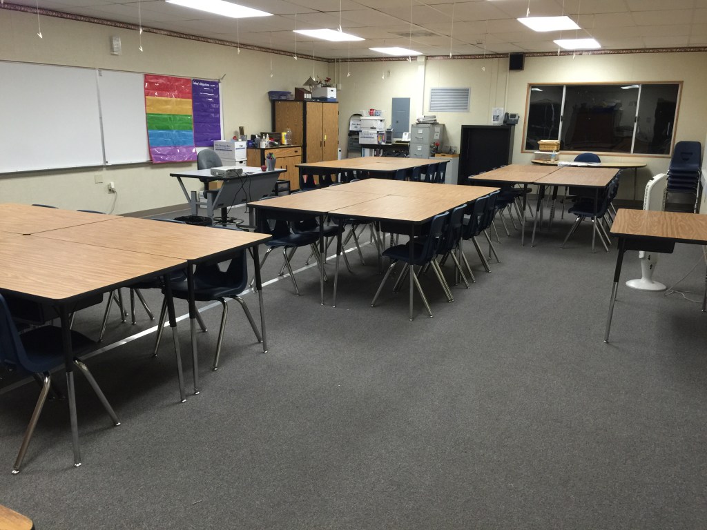 The room is finally ready for the 1st day of school!