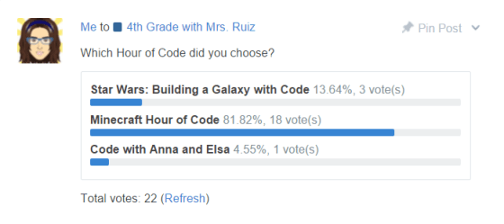 edmodo poll snapshot