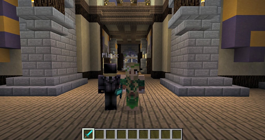 Xavier and I on the new server